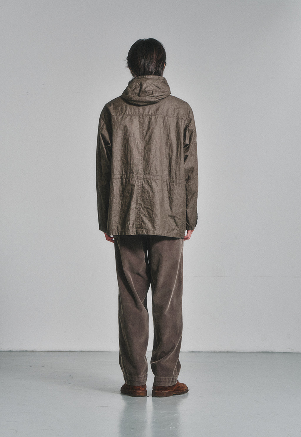 Art if acts - Linen Rain Parka (Wood) product image 3 | TRAB K-Fashion Australia