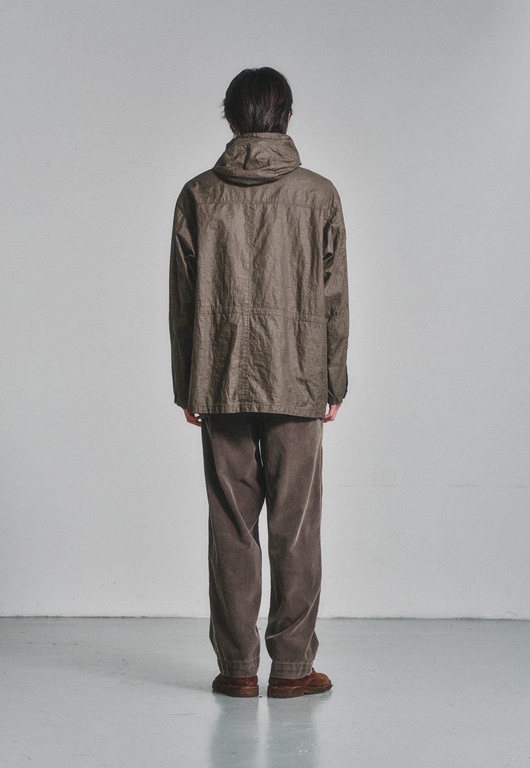 Art if acts - Linen Rain Parka (Wood) product image 3 | TRAB K-Fashion Australia