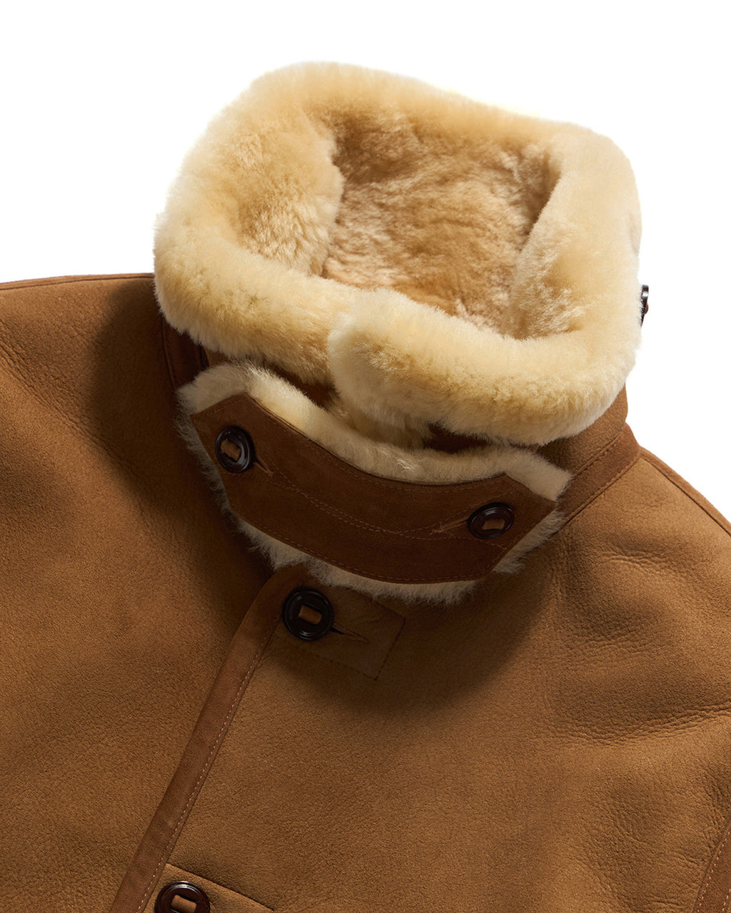 Eastlogue - Shearling Lumberjack Mouton Work Shirts (Beige Suede) product image 11 | TRAB K-Fashion Australia