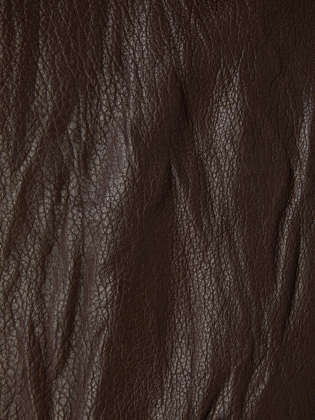 Recto - High-Neck Leather Jumper (Brown) product image 9 | TRAB K-Fashion Australia
