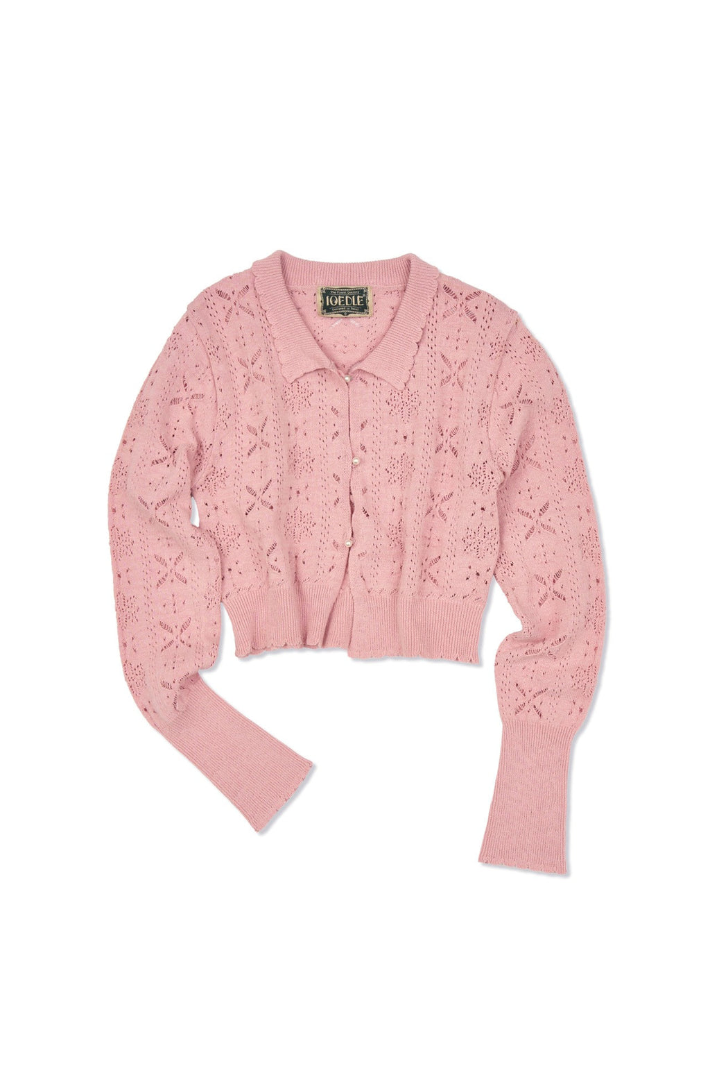 Ioedle - Flower Bomb Knit Cardigan (Pink) product image 2 | TRAB K-Fashion Australia