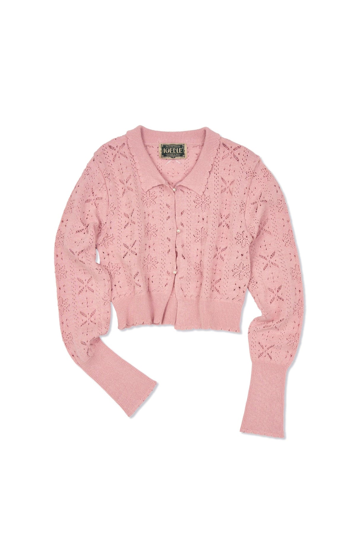 Ioedle - Flower Bomb Knit Cardigan (Pink) product image 2 | TRAB K-Fashion Australia