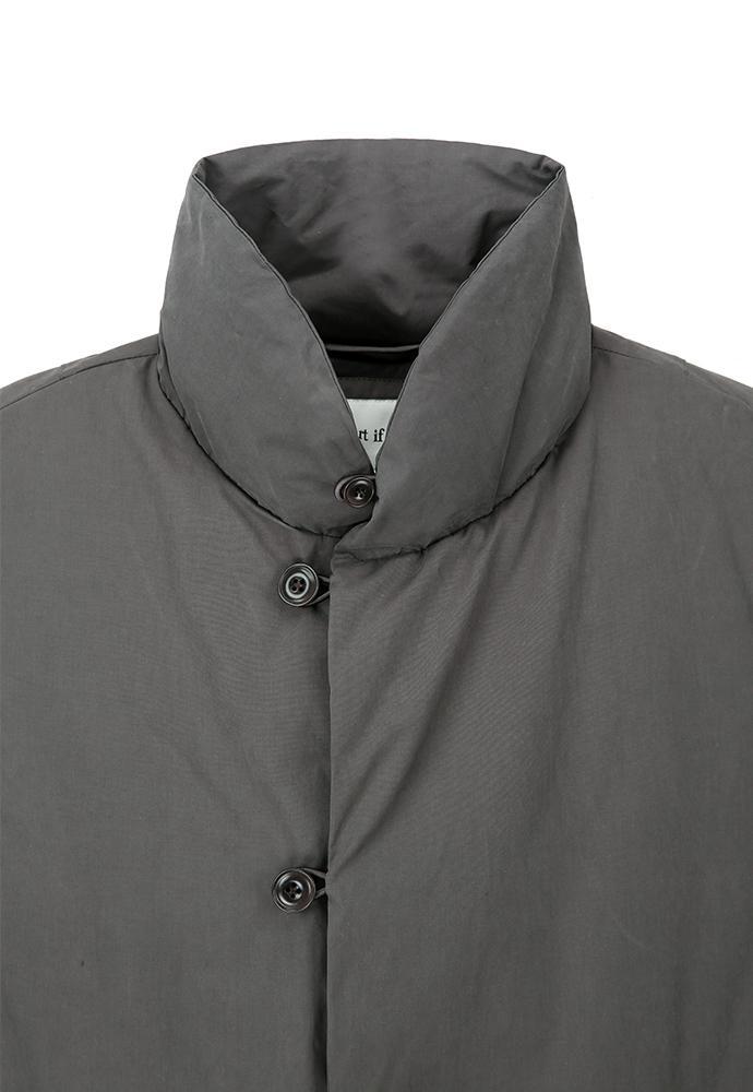Art if acts - Shawl Collar Down Vest (Charcoal) product image 9 | TRAB K-Fashion Australia