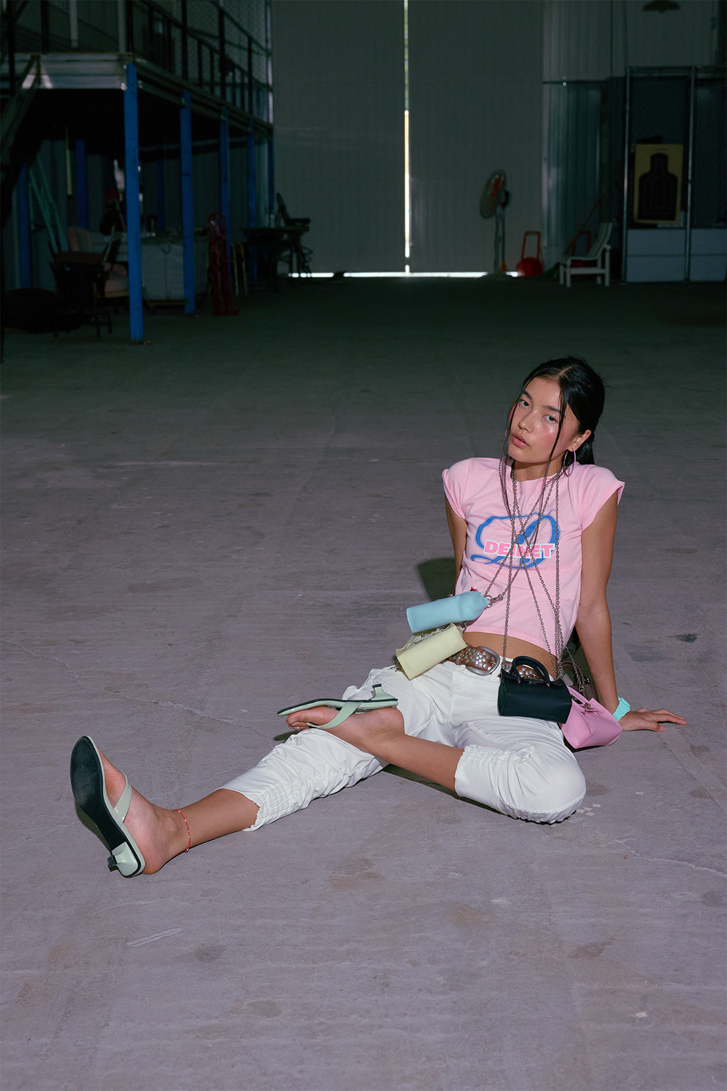 Deinet - Signature Logo Slim T-Shirt (Pink) product image 9 | TRAB K-Fashion Australia