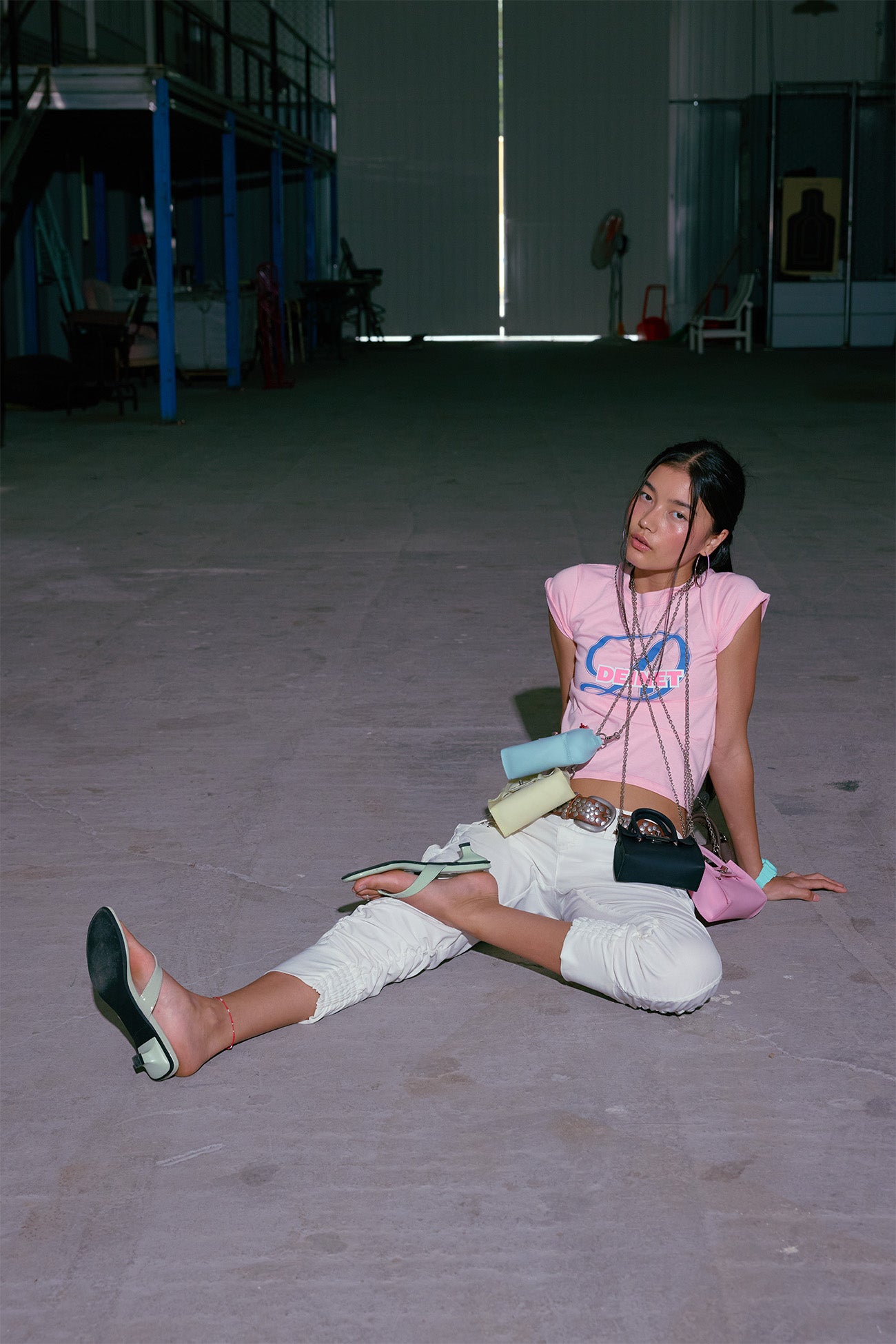Deinet - Signature Logo Slim T-Shirt (Pink) product image 9 | TRAB K-Fashion Australia