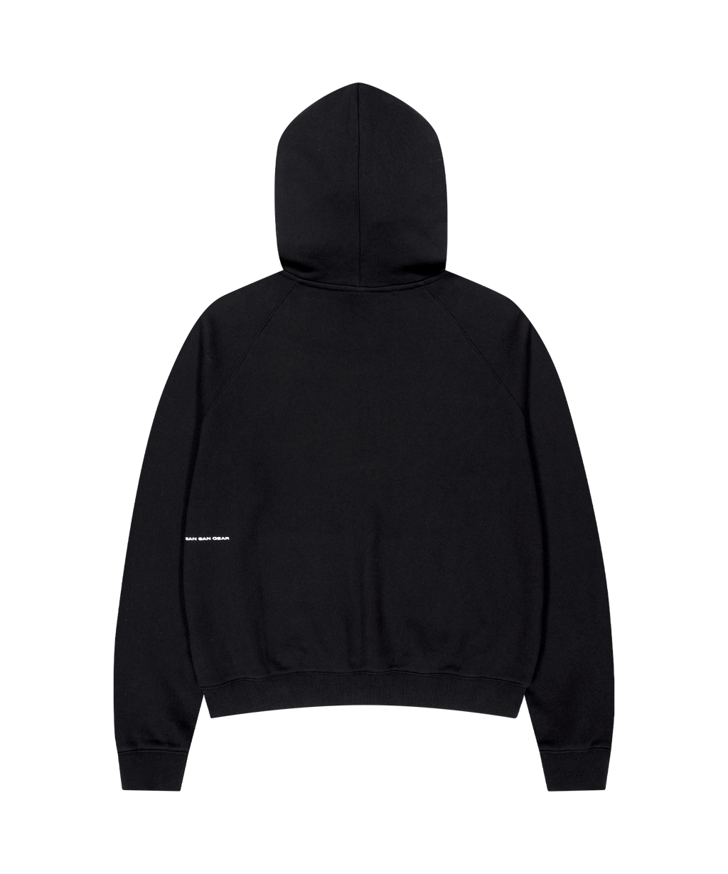 San San Gear - San San Oasis Hoodie Zip-Up (Black) product image 2 | TRAB K-Fashion Australia