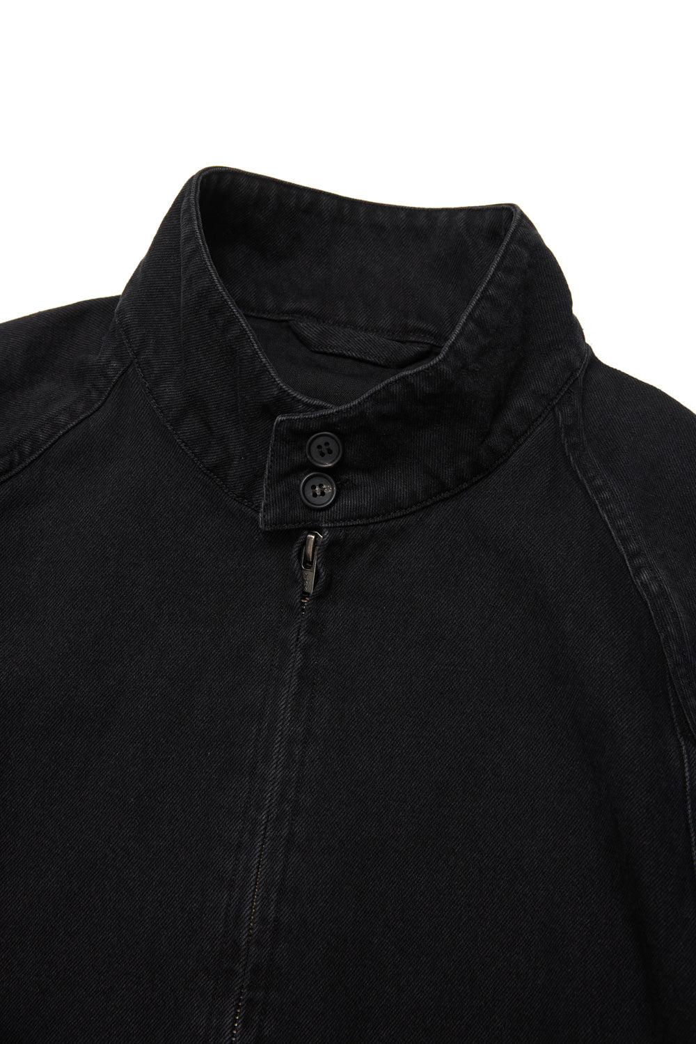 Hatchingroom - Harrington Denim Jacket (Black) product image 3 | TRAB K-Fashion Australia