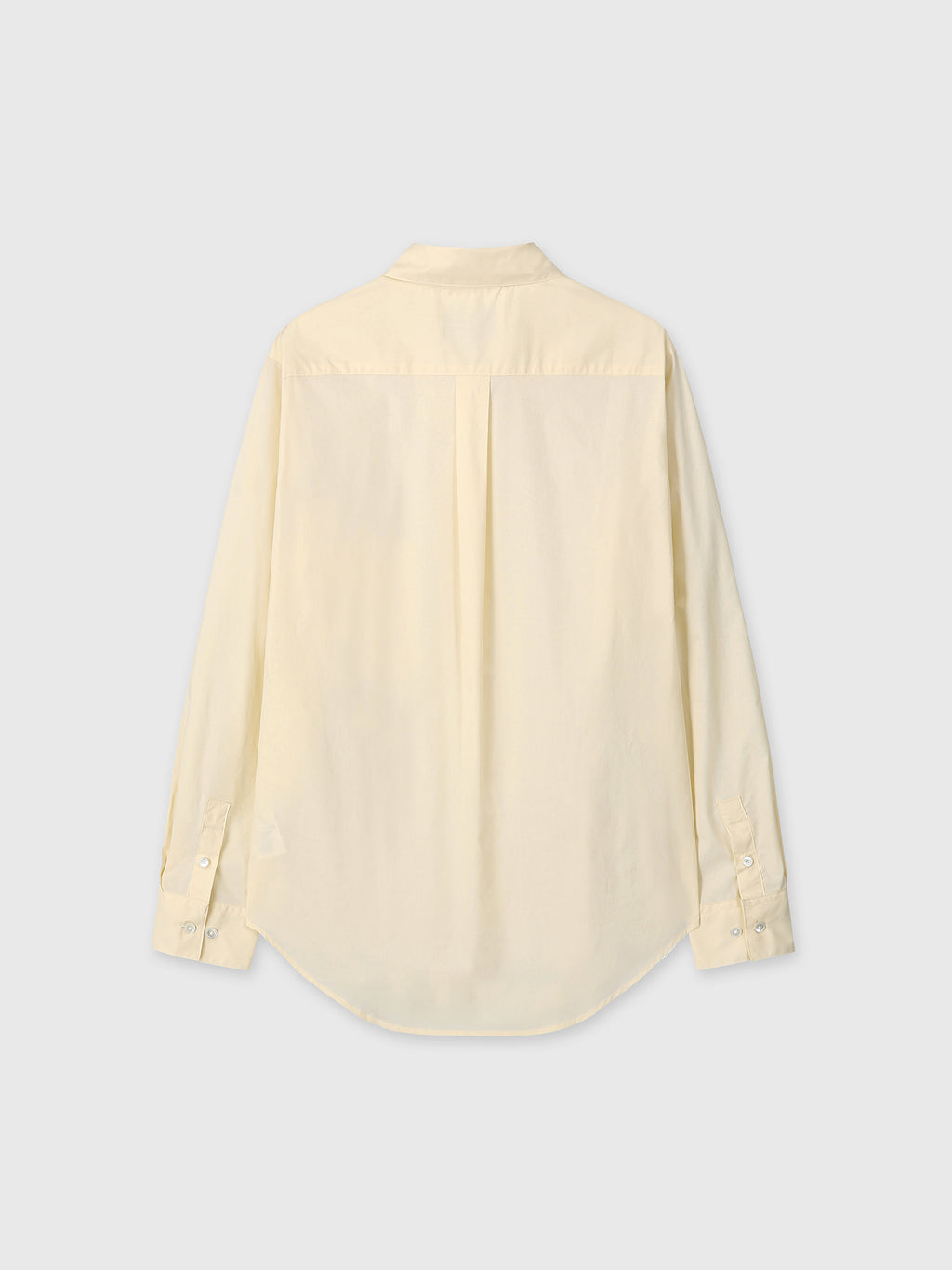 Tonywack - Cotton High-Density Shirt (Pale Yellow) product image 11 | TRAB K-Fashion Australia