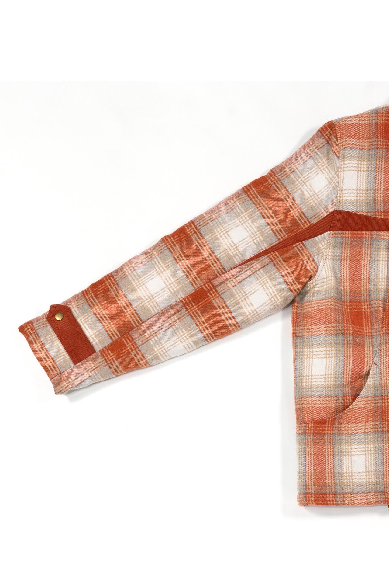 Ioedle - Check Quilt Padding (Orange) product image 1 | TRAB K-Fashion Australia