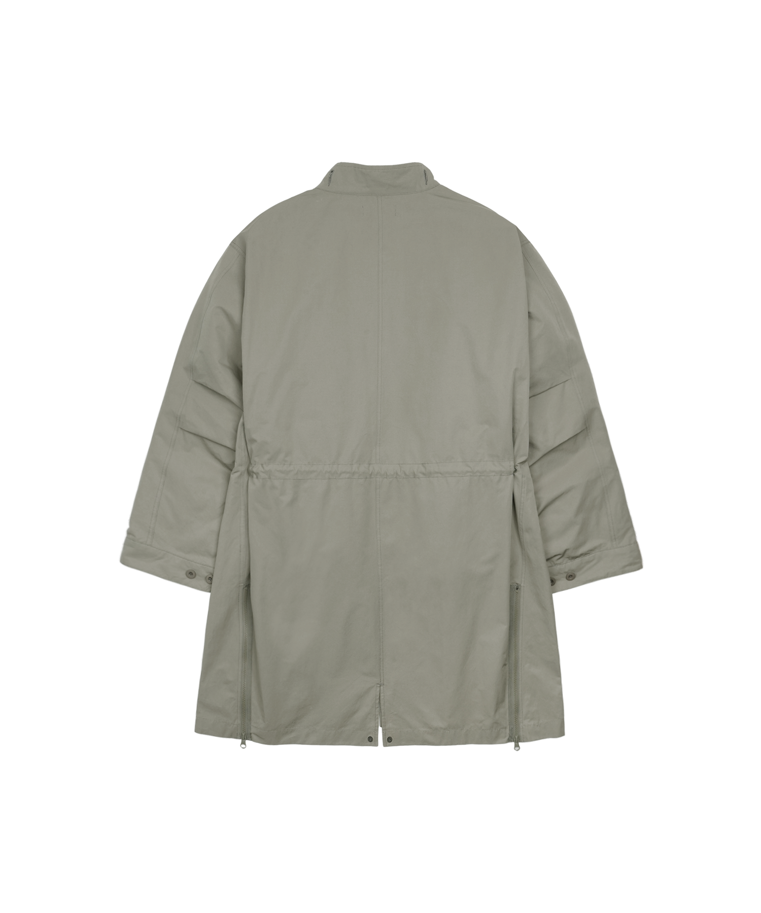 Zipper Field Parka (Grey Beige)
