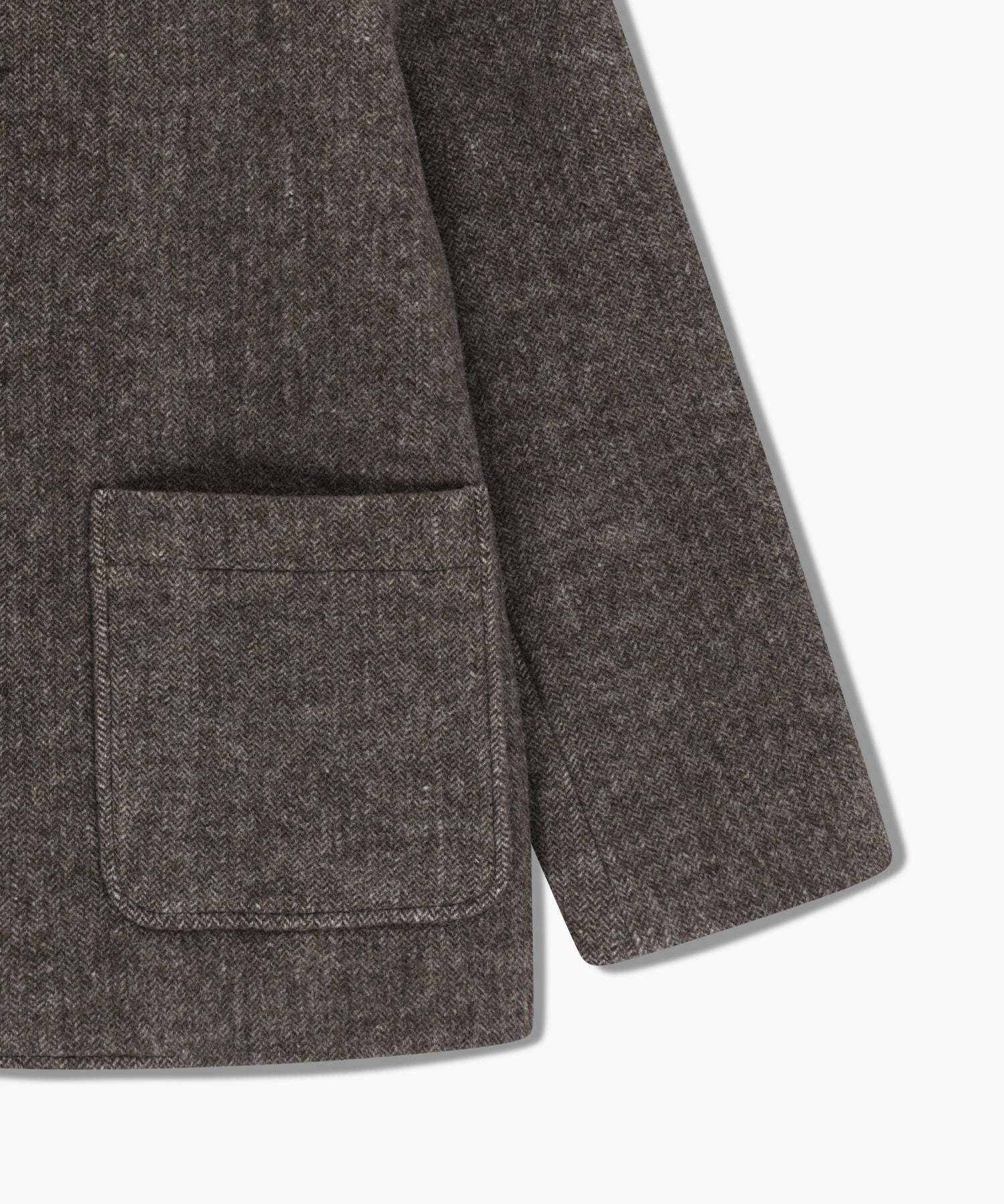 Marithe & Francois Girbaud - Collar Point Half Coat (Brown) product image 14 | TRAB K-Fashion Australia