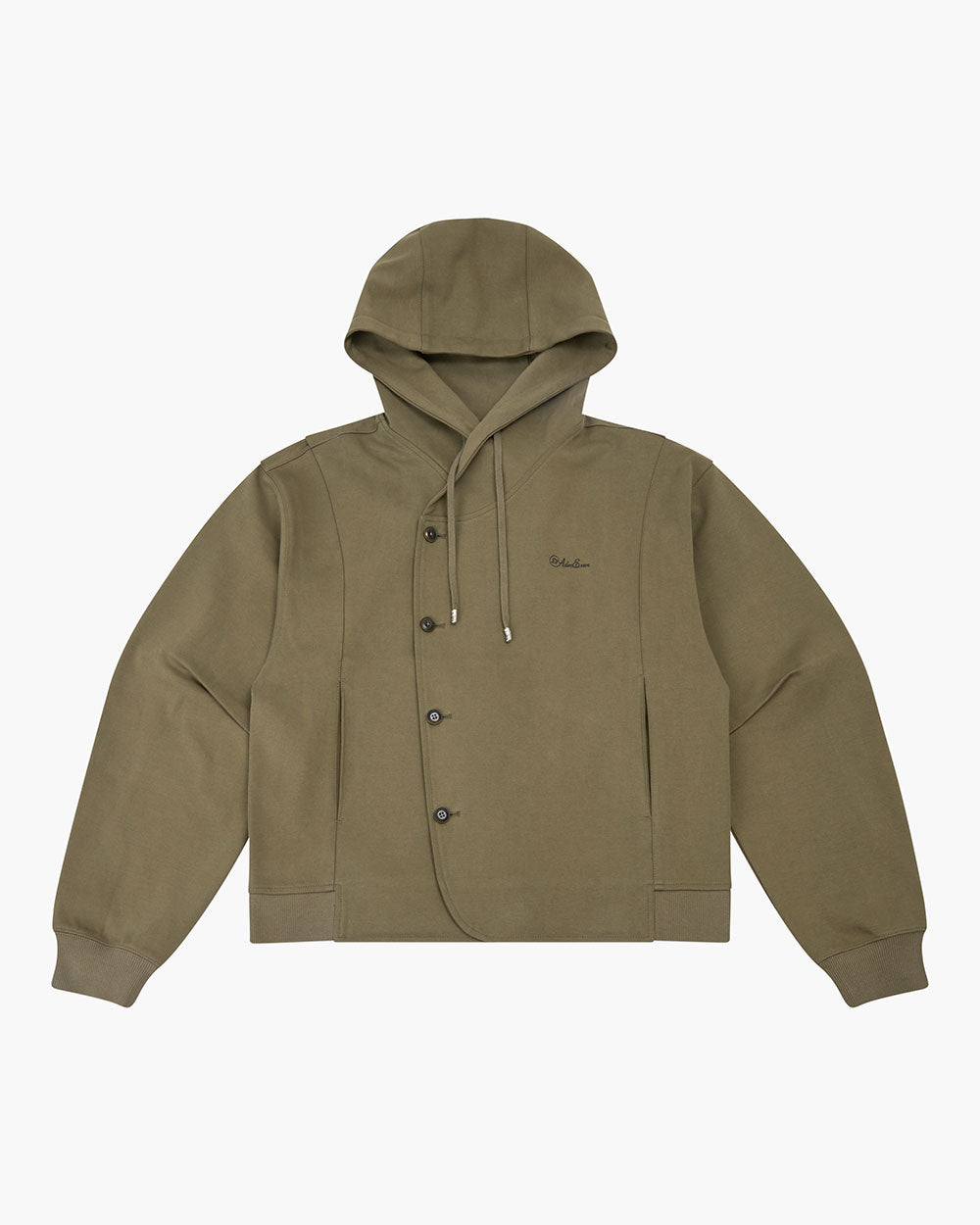 Ader Error - Fluic logo hoodie zip-up (Brown) product image 13 | TRAB K-Fashion Australia