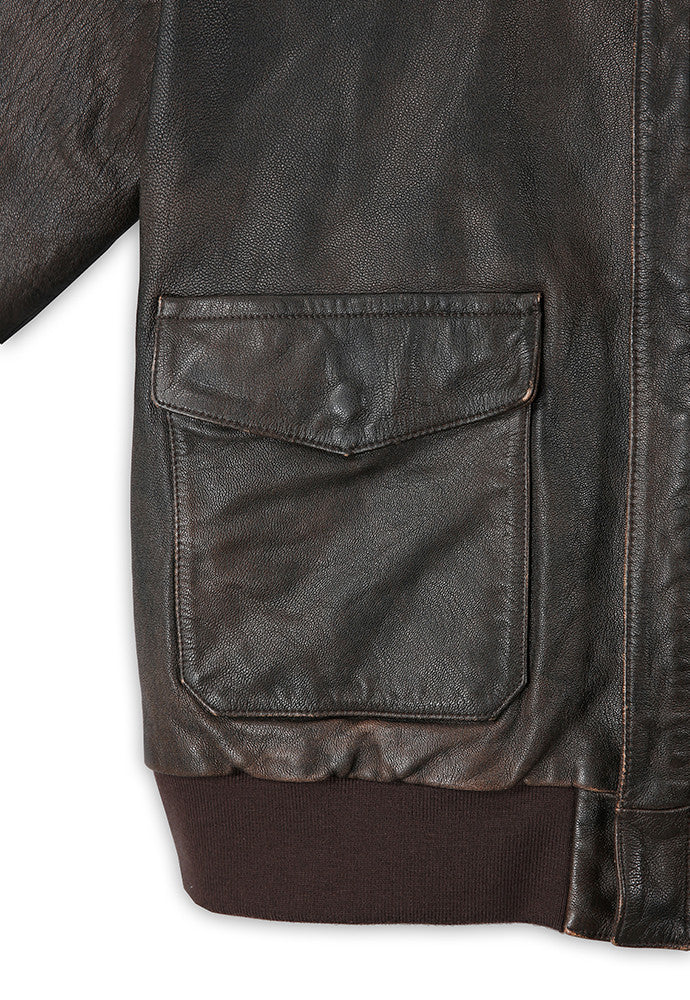 Art if acts - Washed Goat Leather A2 Jacket (Brown) product image 11 | TRAB K-Fashion Australia