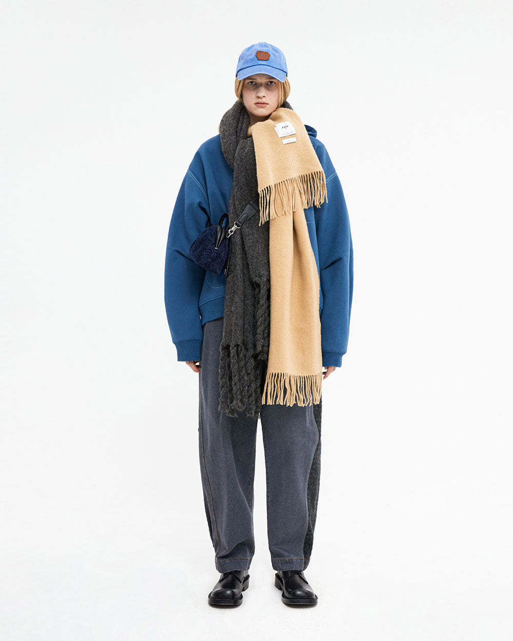 Ader Error - TRS hoodie zip-up (Blue) product image 5 | TRAB K-Fashion Australia