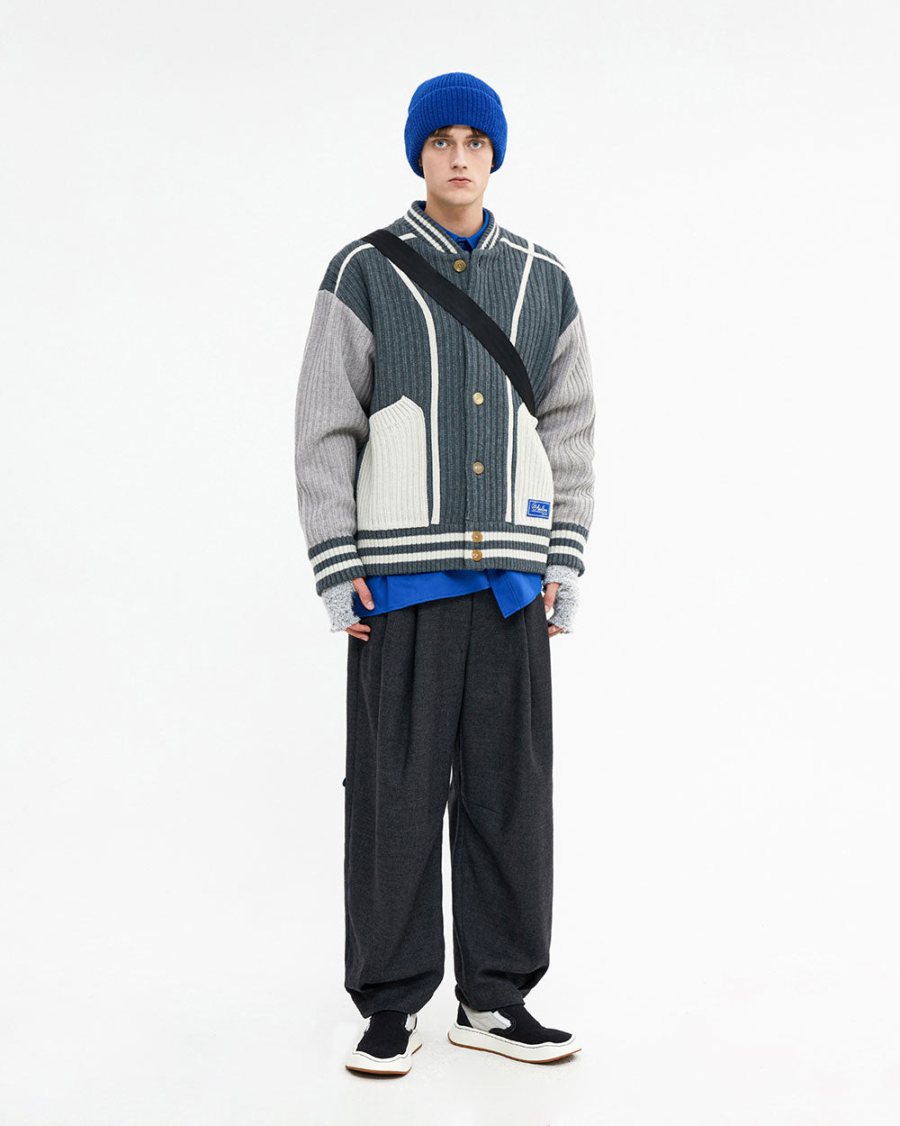 Ader Error - Tomb cardigan (Grey) product image 1 | TRAB K-Fashion Australia