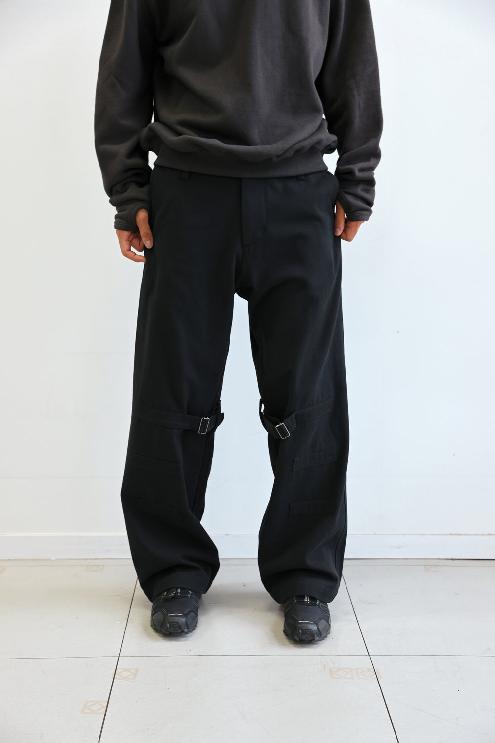 Hatchingroom - Bondage Pants (Black) product image 14 | TRAB K-Fashion Australia