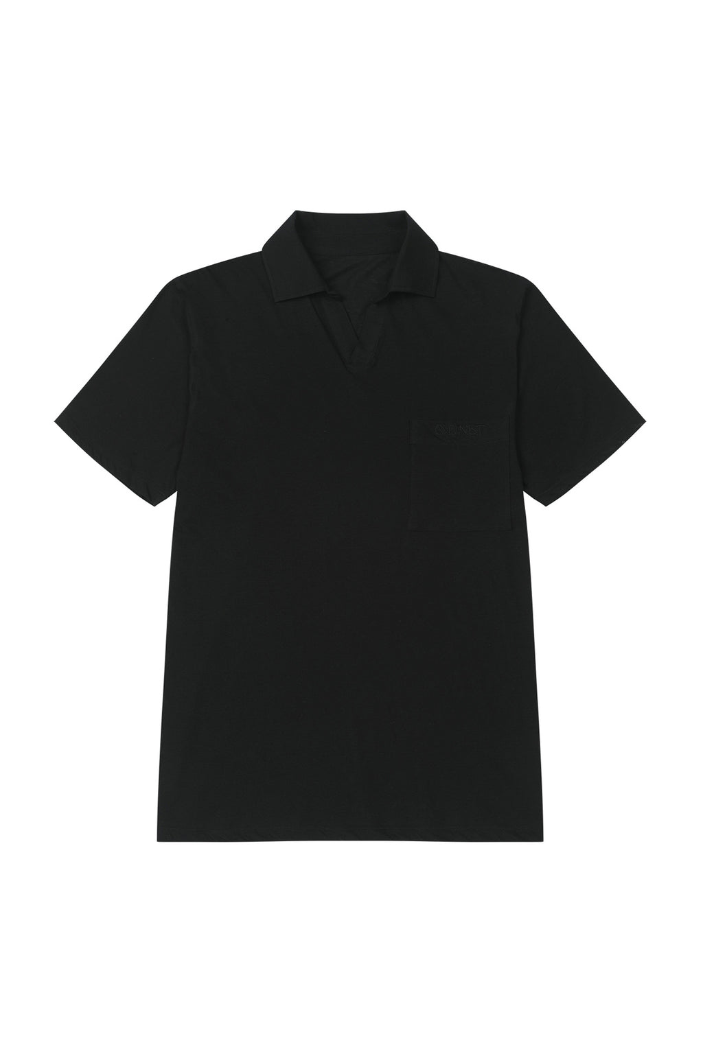 Deinet - Vintage Collar T-Shirt (Black) product image 8 | TRAB K-Fashion Australia
