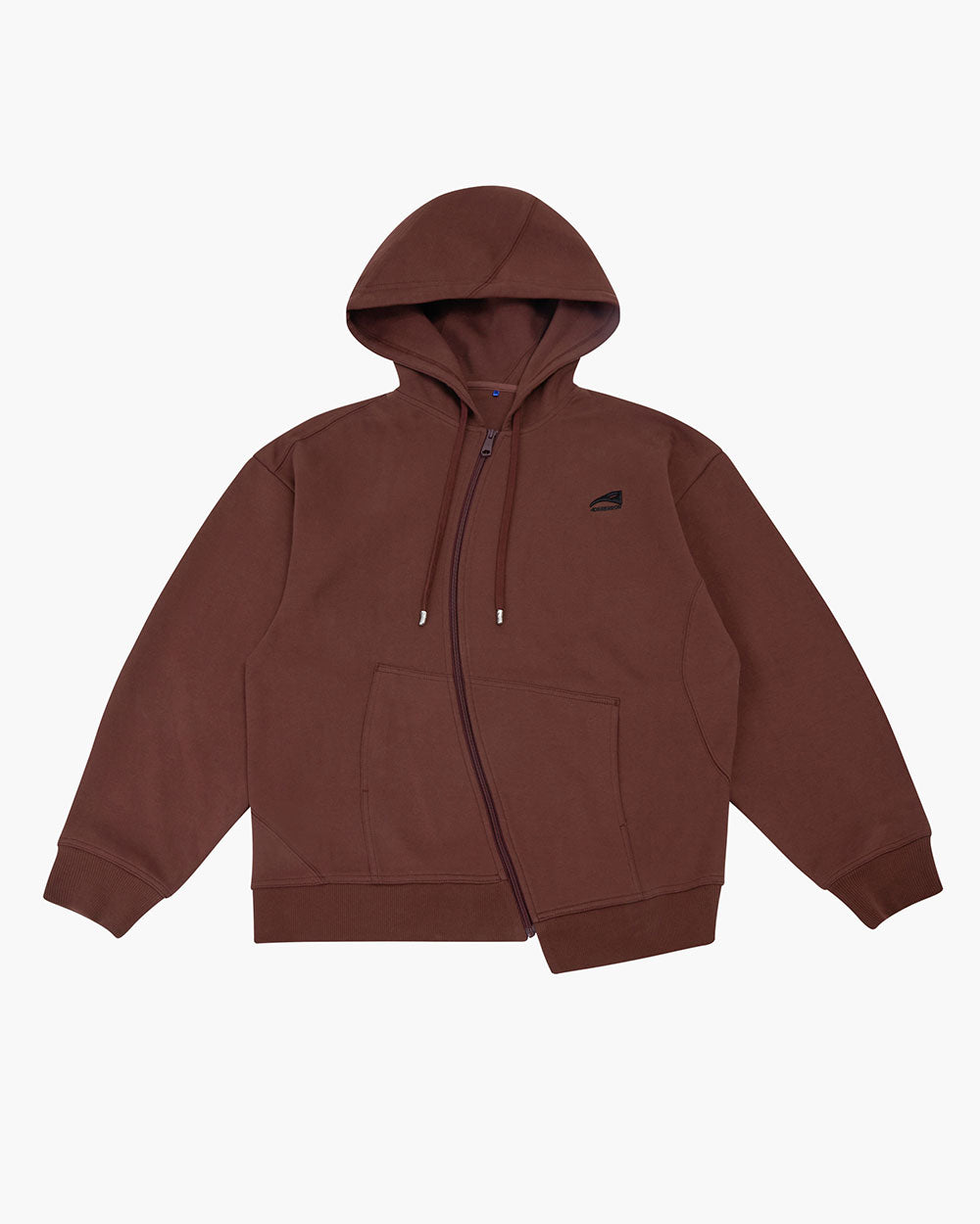 Ader Error - Enty logo hoodie zip-up (Burgundy) product image 10 | TRAB K-Fashion Australia