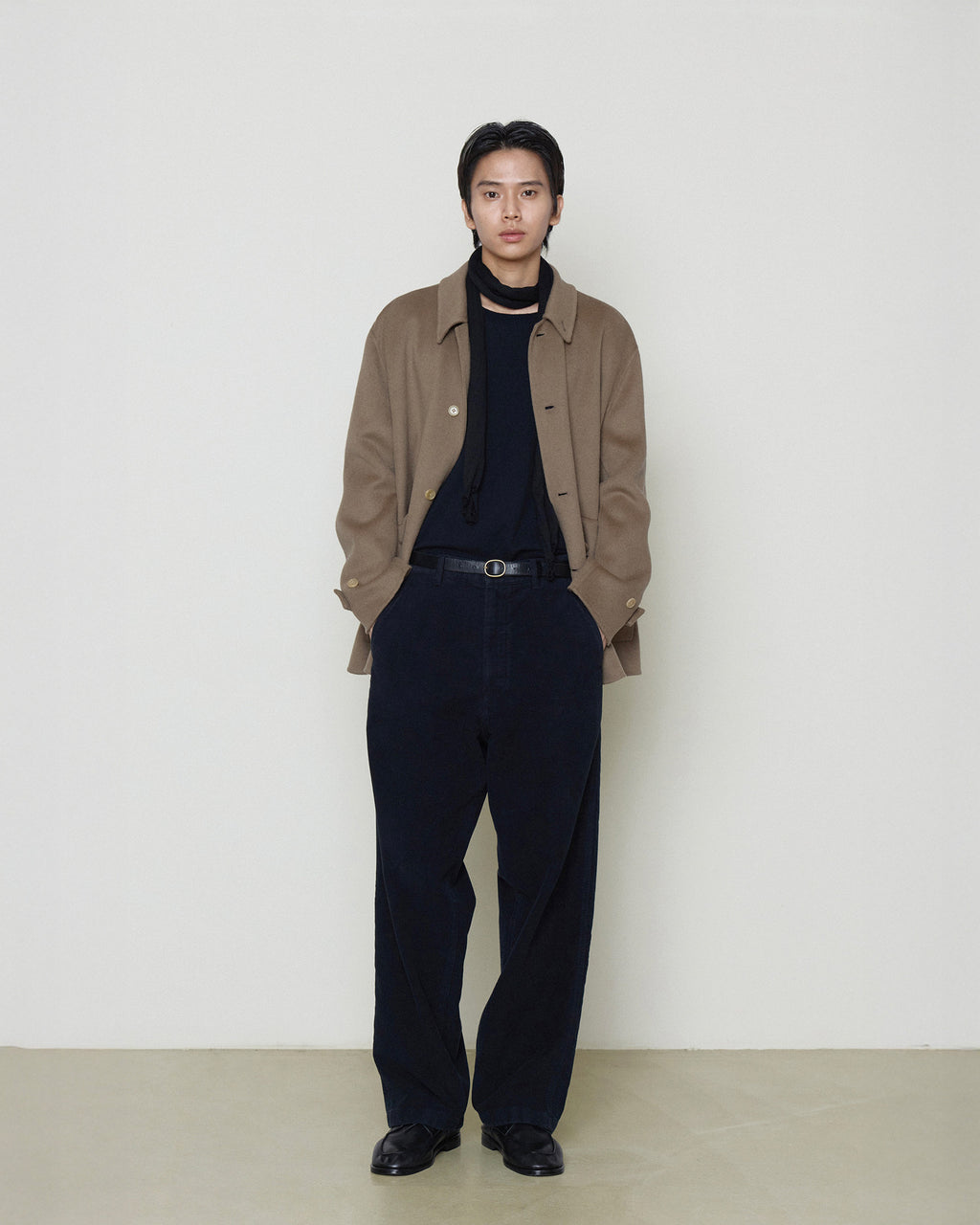Brownyard - Handmade Half Coat (Dark Beige) product image 1 | TRAB K-Fashion Australia