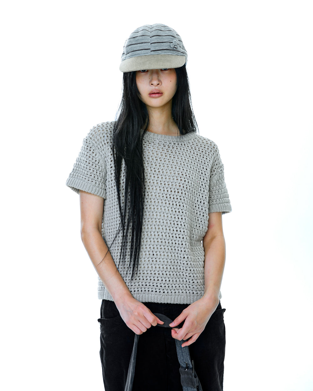 Coyseio - Poing Half Knit (Grey) product image 7 | TRAB K-Fashion Australia