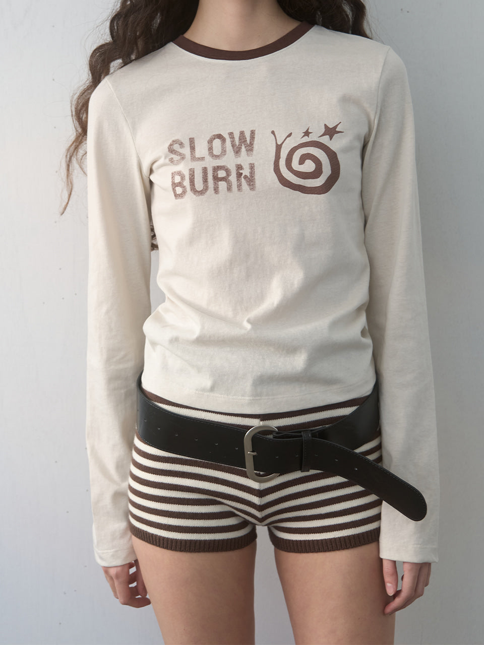 Kijun - Slow Burn Tee (Ivory) product image 3 | TRAB K-Fashion Australia