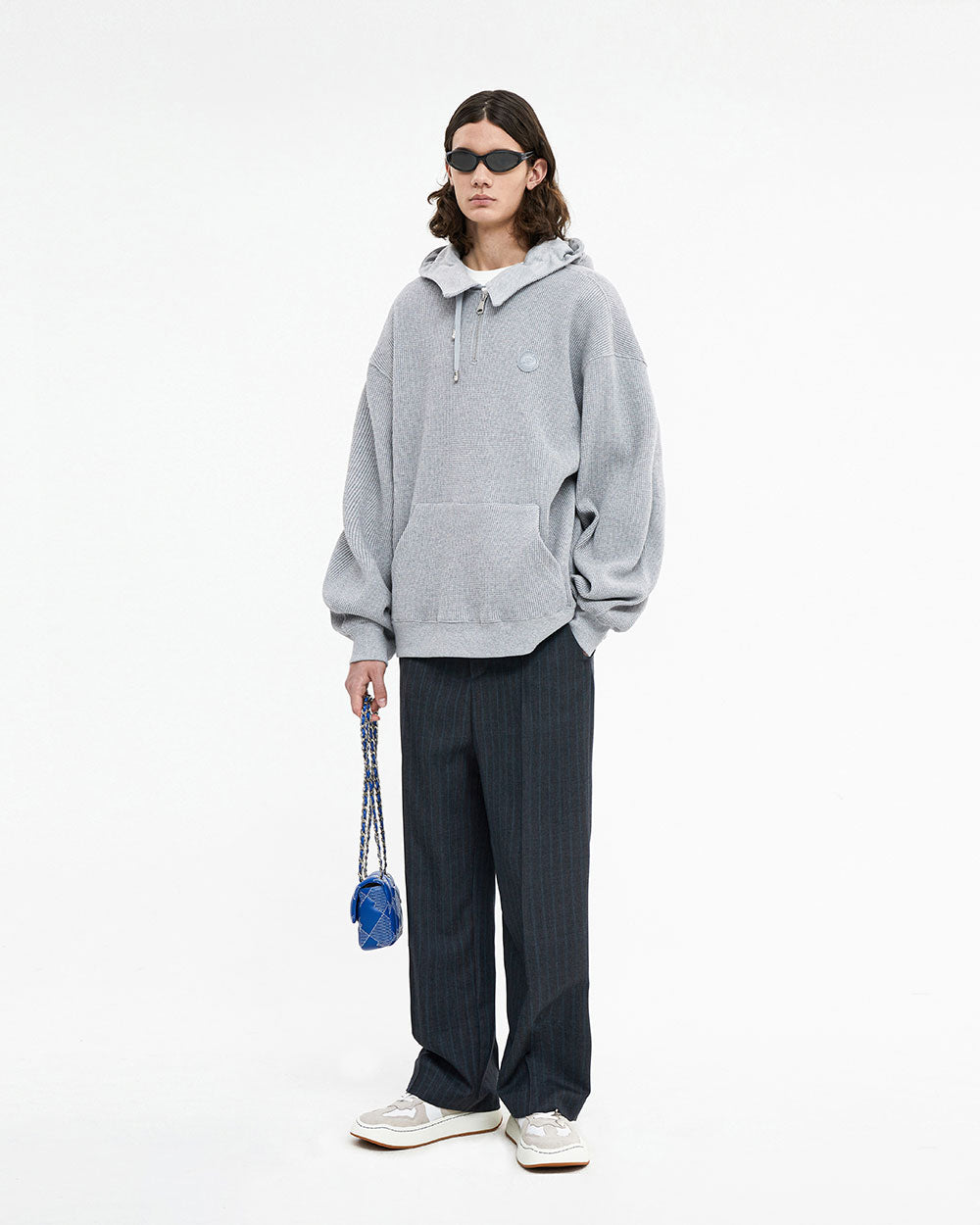 Ader Error - Speric logo hoodie (Grey) product image 4 | TRAB K-Fashion Australia