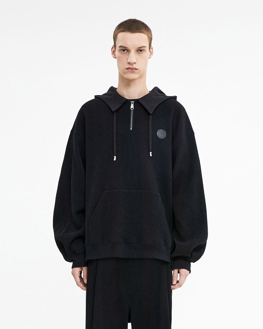 Ader Error - Speric logo hoodie (Noir) product image 1 | TRAB K-Fashion Australia