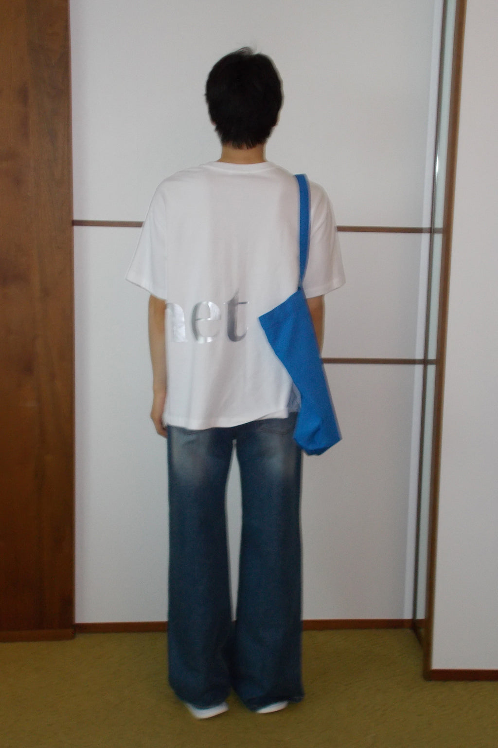 Deinet - Silver Logo T-Shirt (White) product image 5 | TRAB K-Fashion Australia