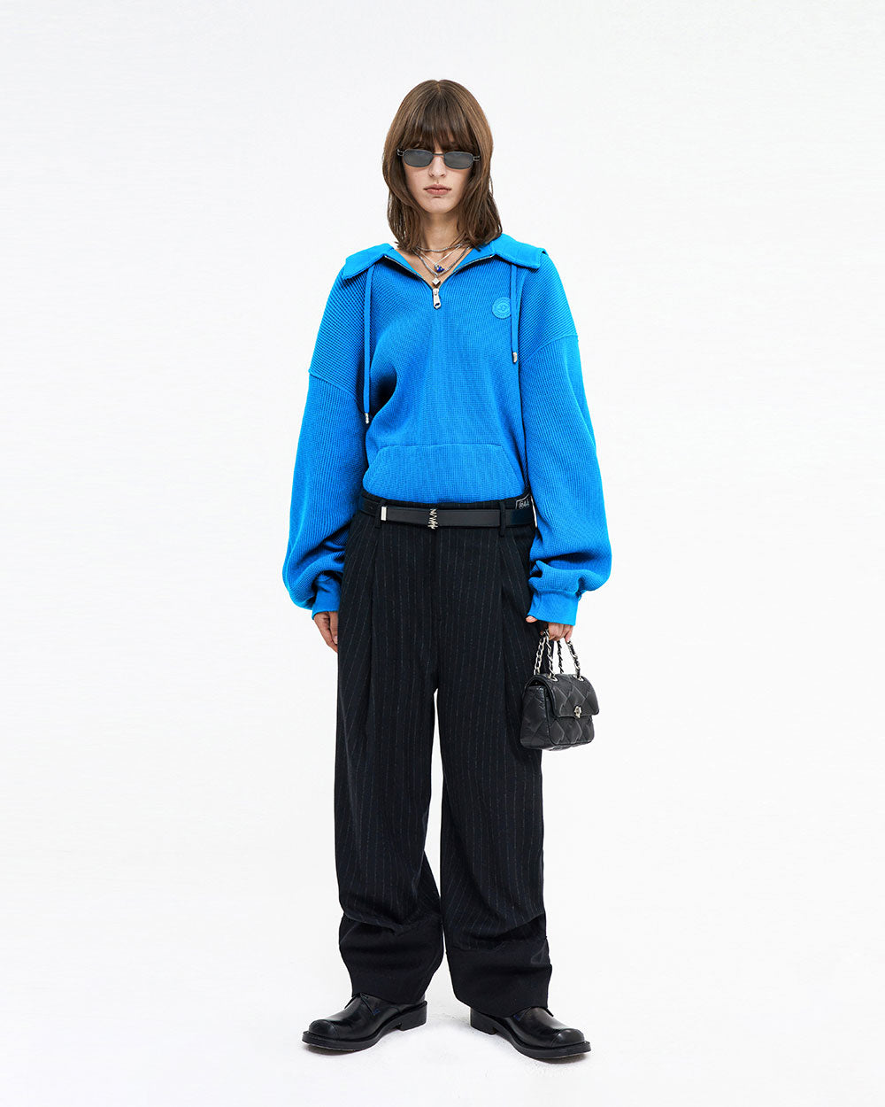 Ader Error - Speric logo hoodie (Sky blue) product image 4 | TRAB K-Fashion Australia