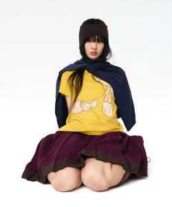 Coyseio - Teji Vintage Graphic T-Shirt (Yellow) product image 1 | TRAB K-Fashion Australia
