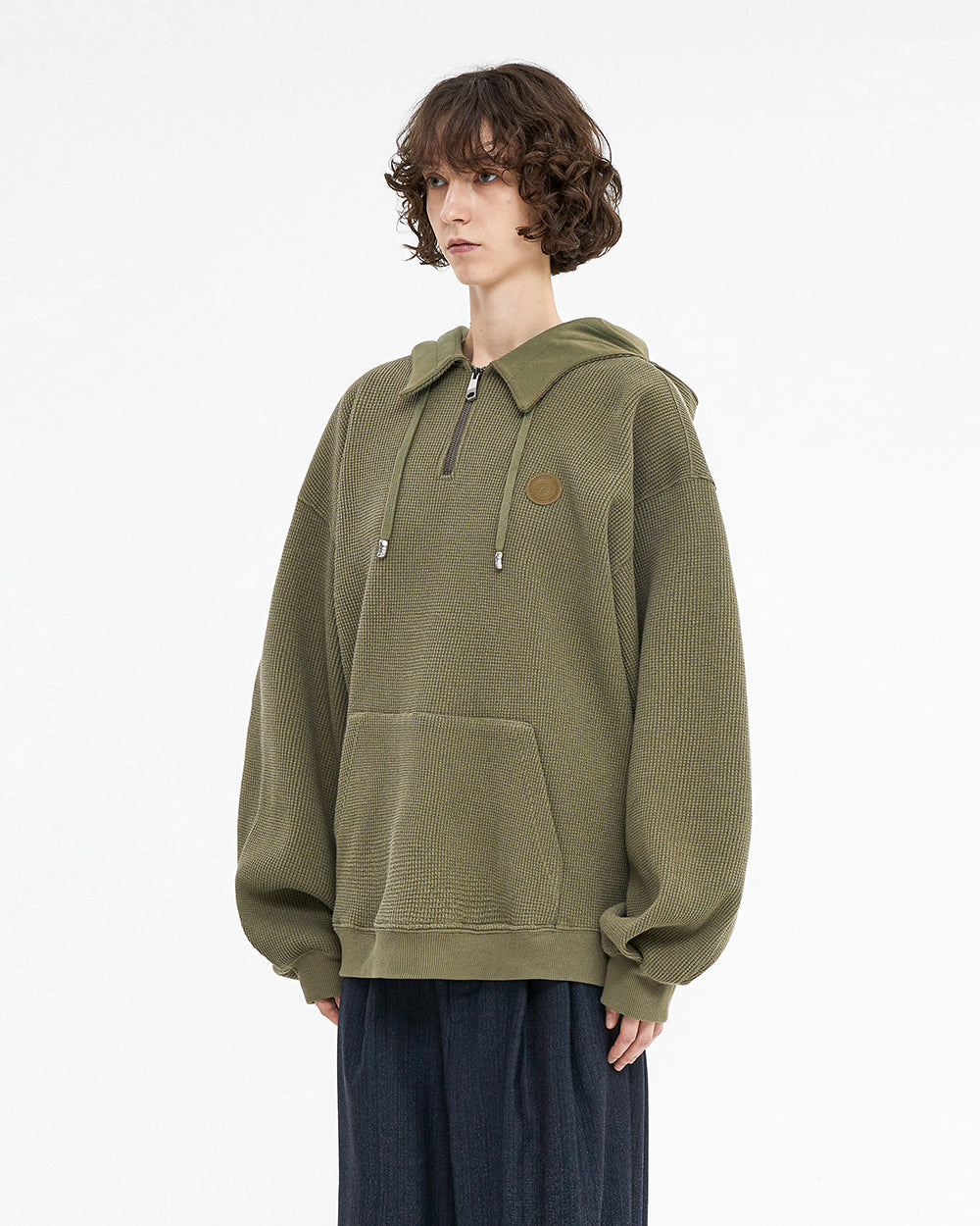 Ader Error - Speric logo hoodie (Brown) product image 2 | TRAB K-Fashion Australia