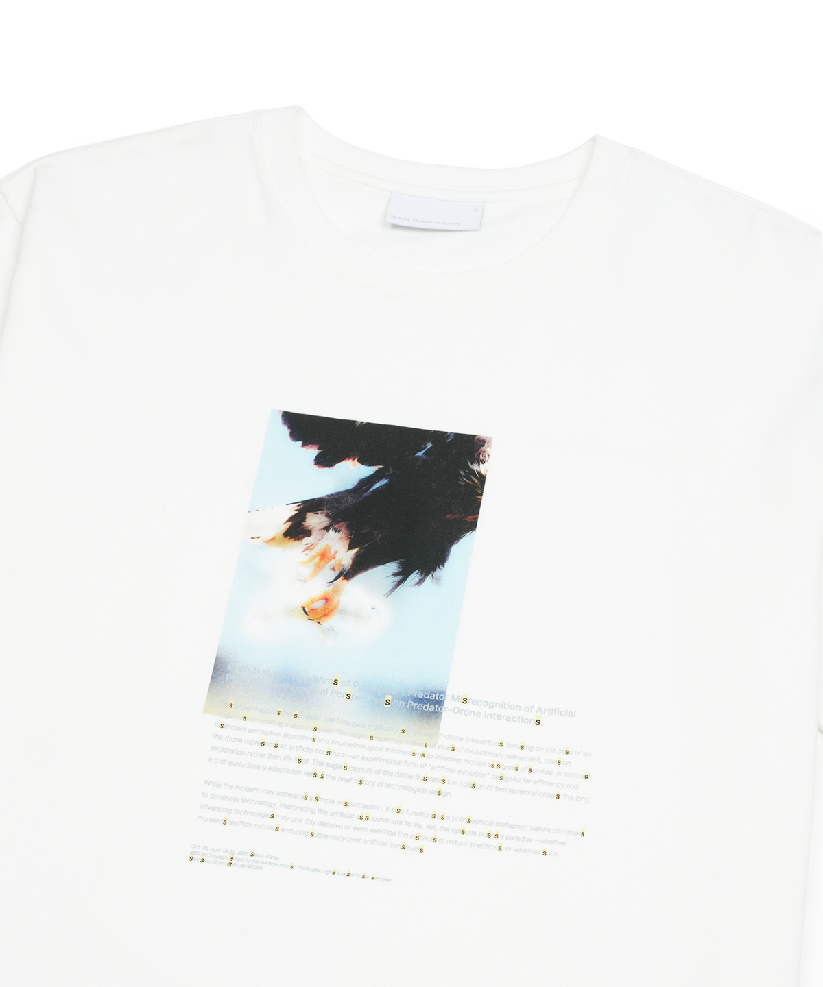 San San Gear - Over Tech T-Shirt (White) product image 3 | TRAB K-Fashion Australia