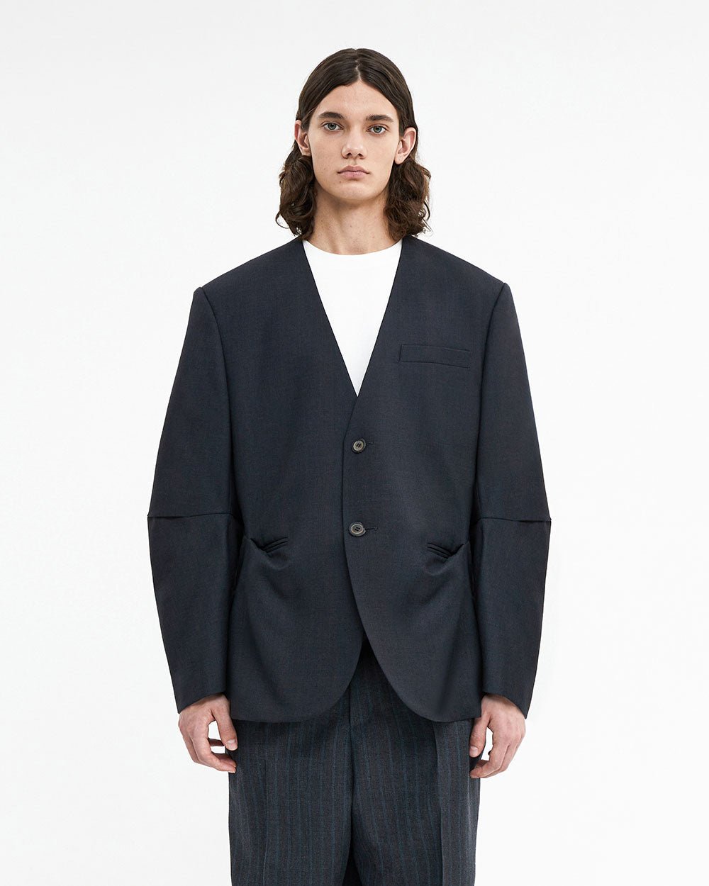 Ader Error - Ortei blazer (Charcoal) product image 1 | TRAB K-Fashion Australia