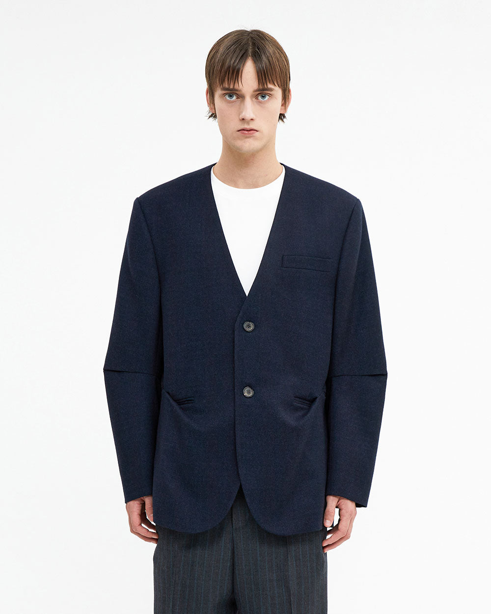 Ader Error - Ortei blazer (Navy) product image 1 | TRAB K-Fashion Australia