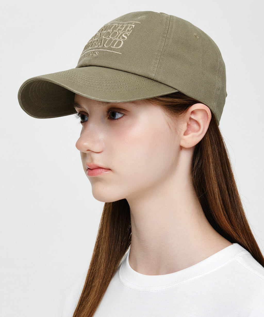 Marithe & Francois Girbaud - Classic Logo Covered Cap (Dark Beige) product image 6 | TRAB K-Fashion Australia