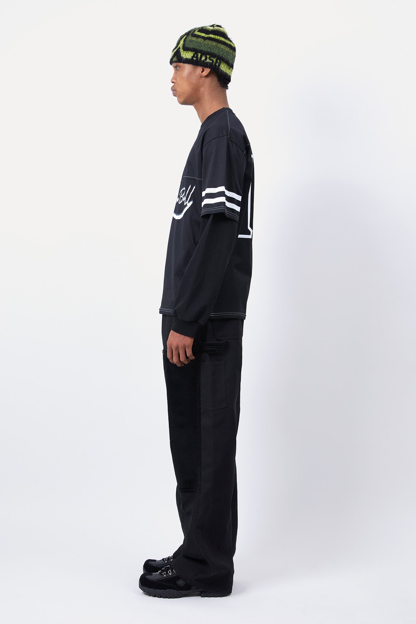 Andersson Bell - Football Layered Long Sleeve T-Shirt (Black) product image 4 | TRAB K-Fashion Australia