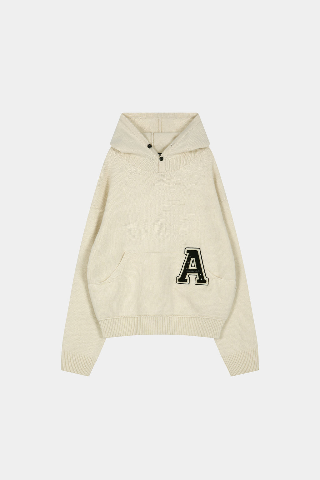 Andersson Bell - (essential) Unisex Varsity Patch Hoodie (cream) (Cream) product image 9 | TRAB K-Fashion Australia