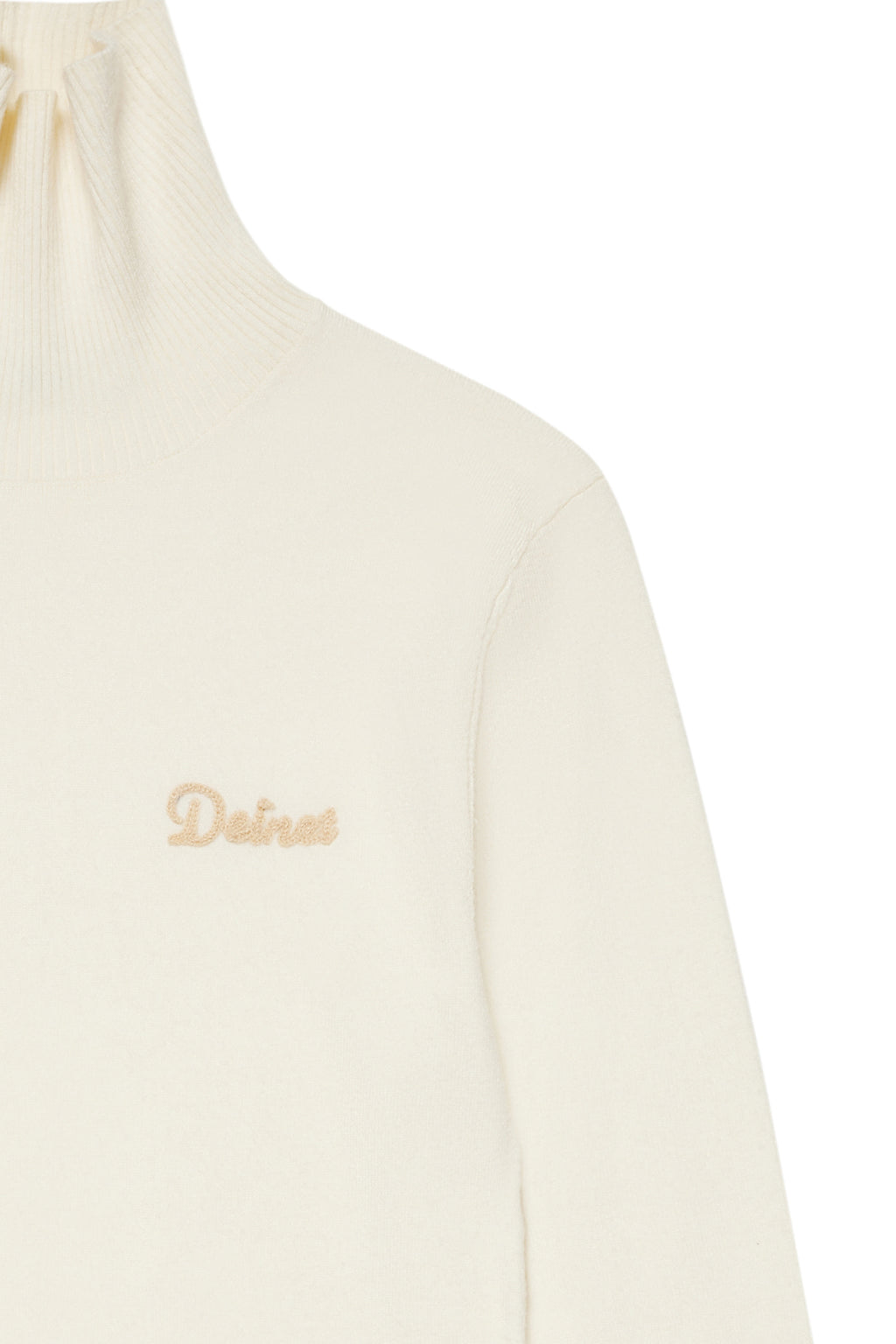 Deinet - Turtleneck Slim Knit Top (Cream) product image 4 | TRAB K-Fashion Australia