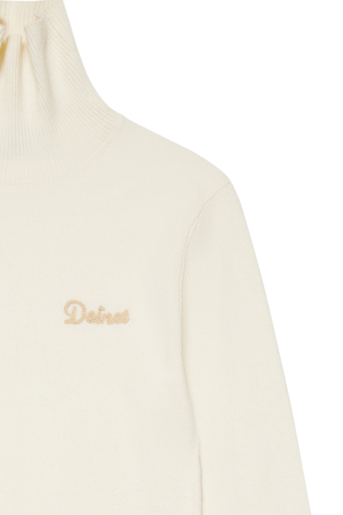 Deinet - Turtleneck Slim Knit Top (Cream) product image 4 | TRAB K-Fashion Australia