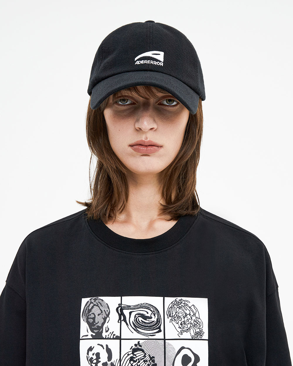 Ader Error - Enty logo cap (Noir) product image 5 | TRAB K-Fashion Australia