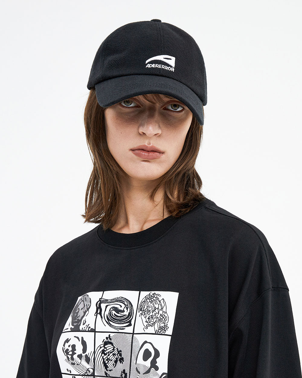 Ader Error - Enty logo cap (Noir) product image 8 | TRAB K-Fashion Australia