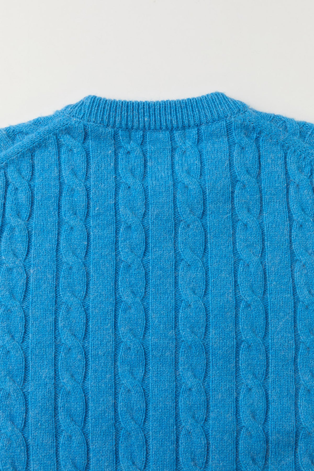 Coor - Alpaca Blend Cable Sweater (Blue Opal) product image 6 | TRAB K-Fashion Australia