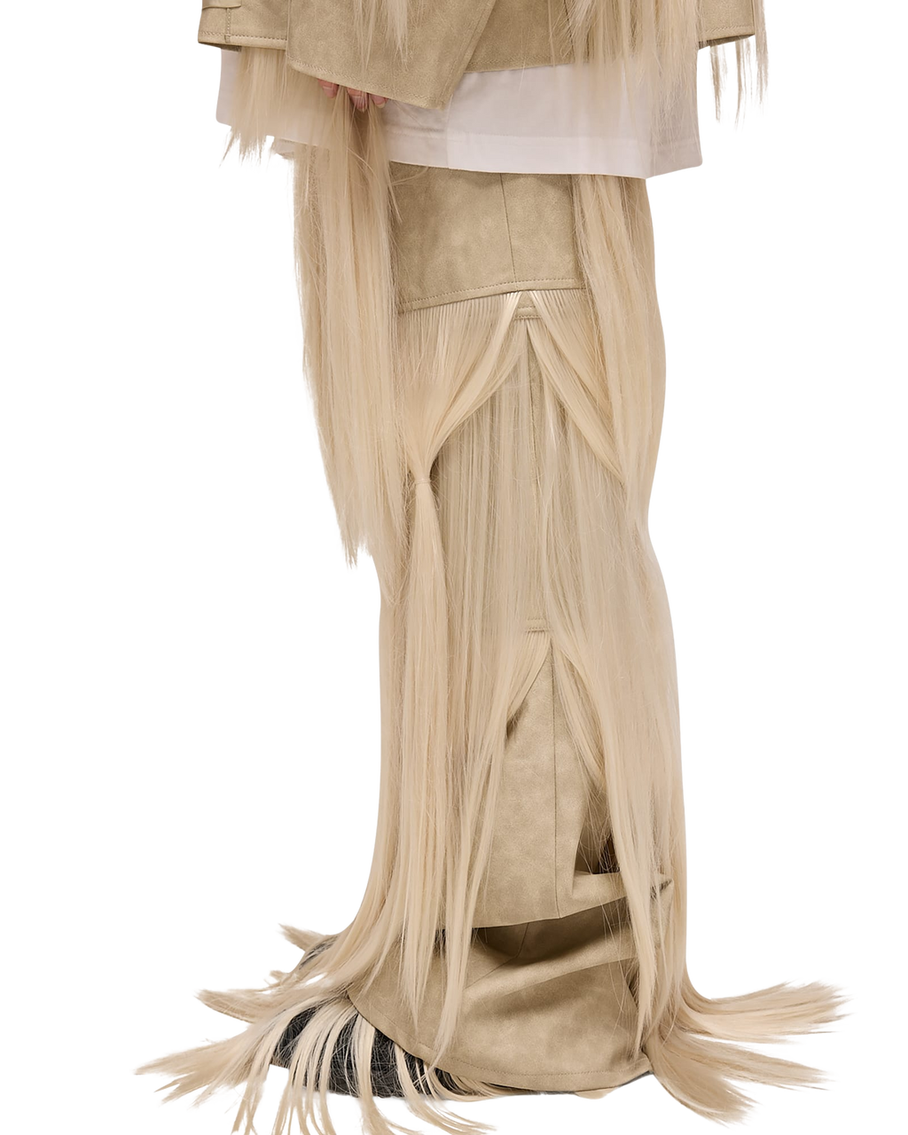 Kimhe Kim - Hair Embellished Western Pants (Grey) product image 8 | TRAB K-Fashion Australia