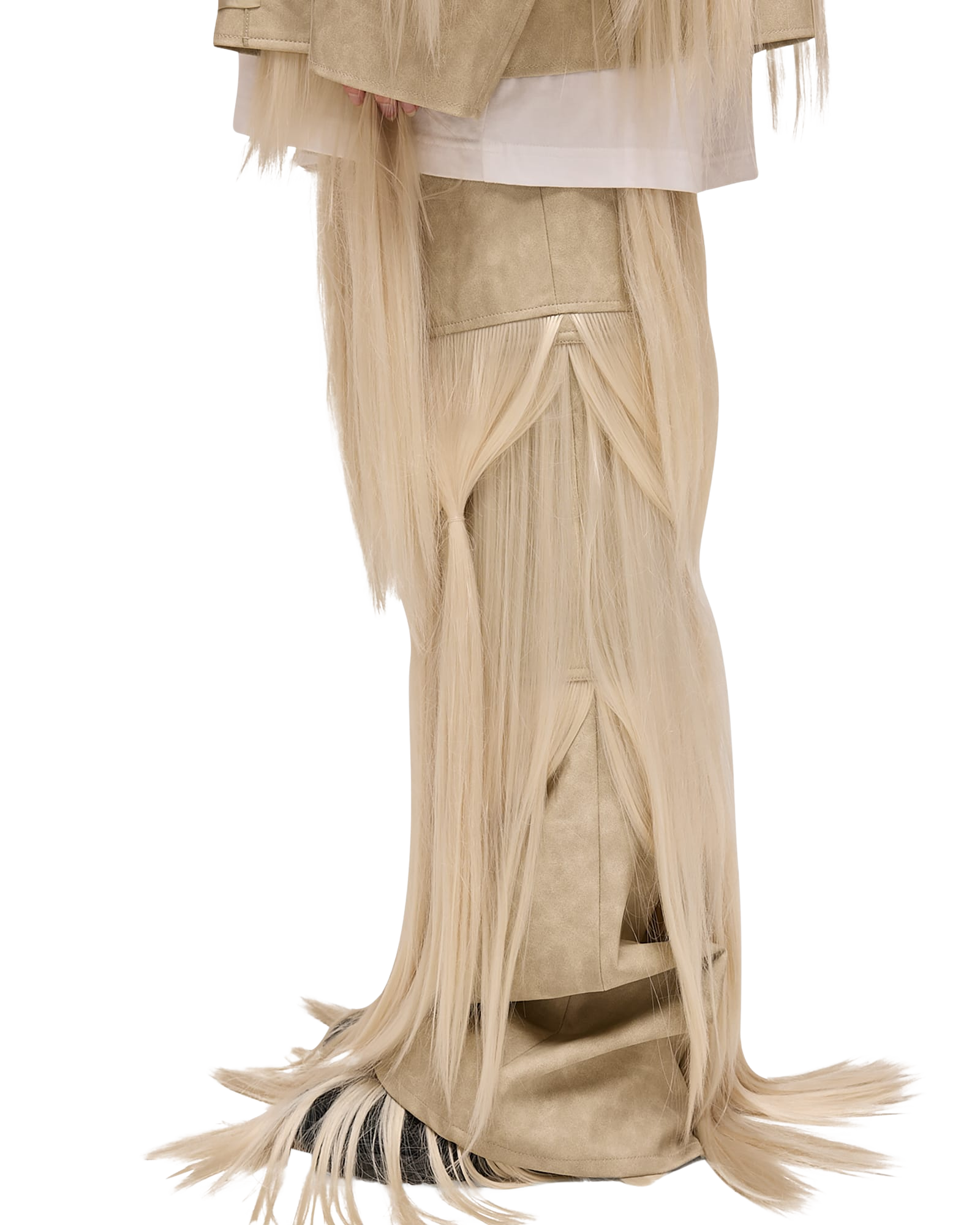 Kimhe Kim - Hair Embellished Western Pants (Grey) product image 8 | TRAB K-Fashion Australia