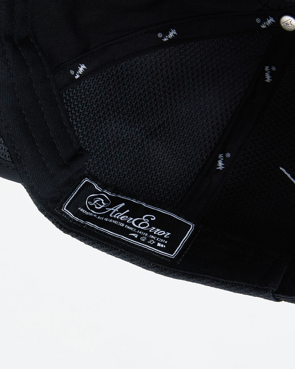 Ader Error - Enty logo cap[codura] (Noir) product image 12 | TRAB K-Fashion Australia