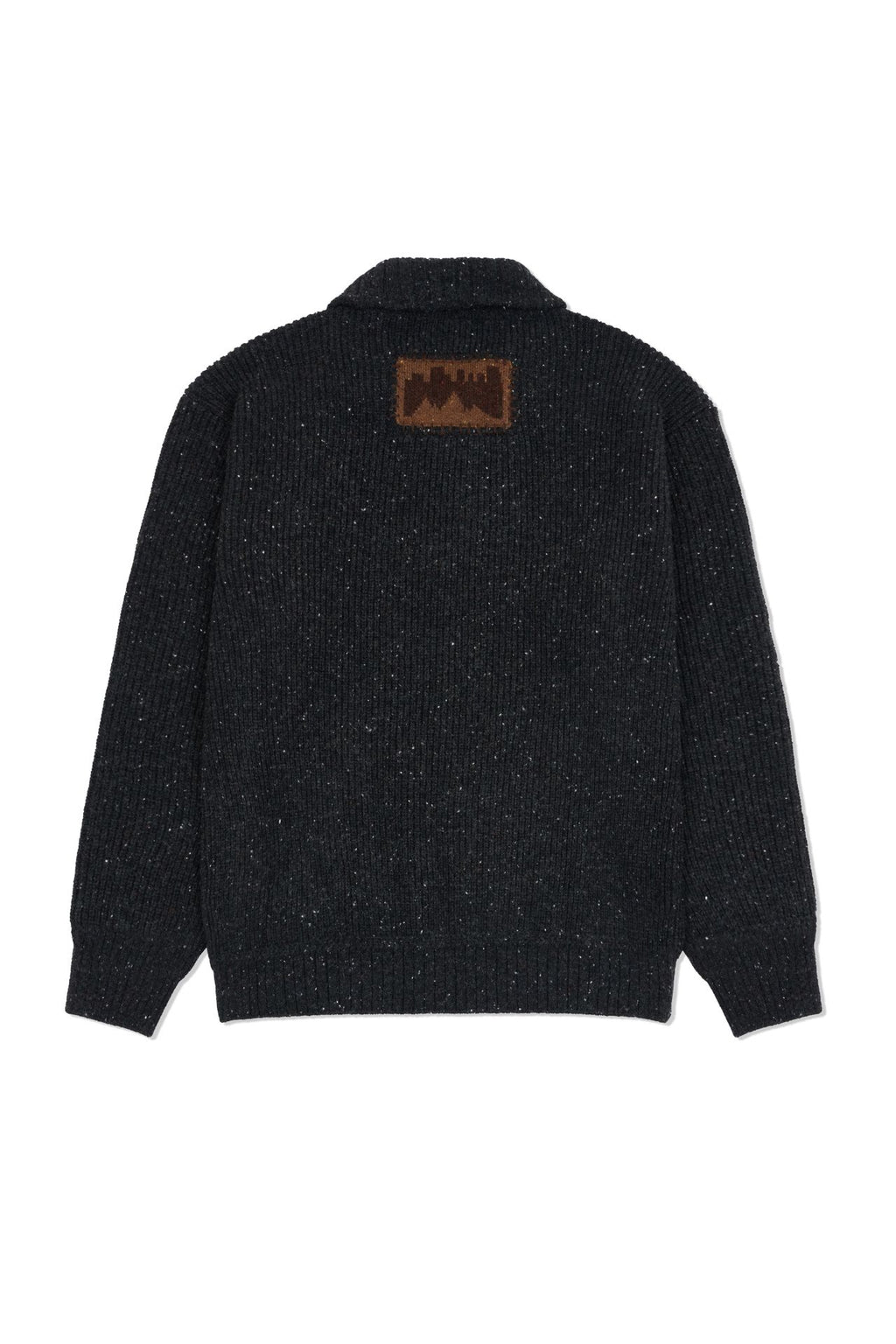 Ioedle - Building Forest Wool Blend Half Zip-Up Knit Pullover (Charcoal) product image 3 | TRAB K-Fashion Australia