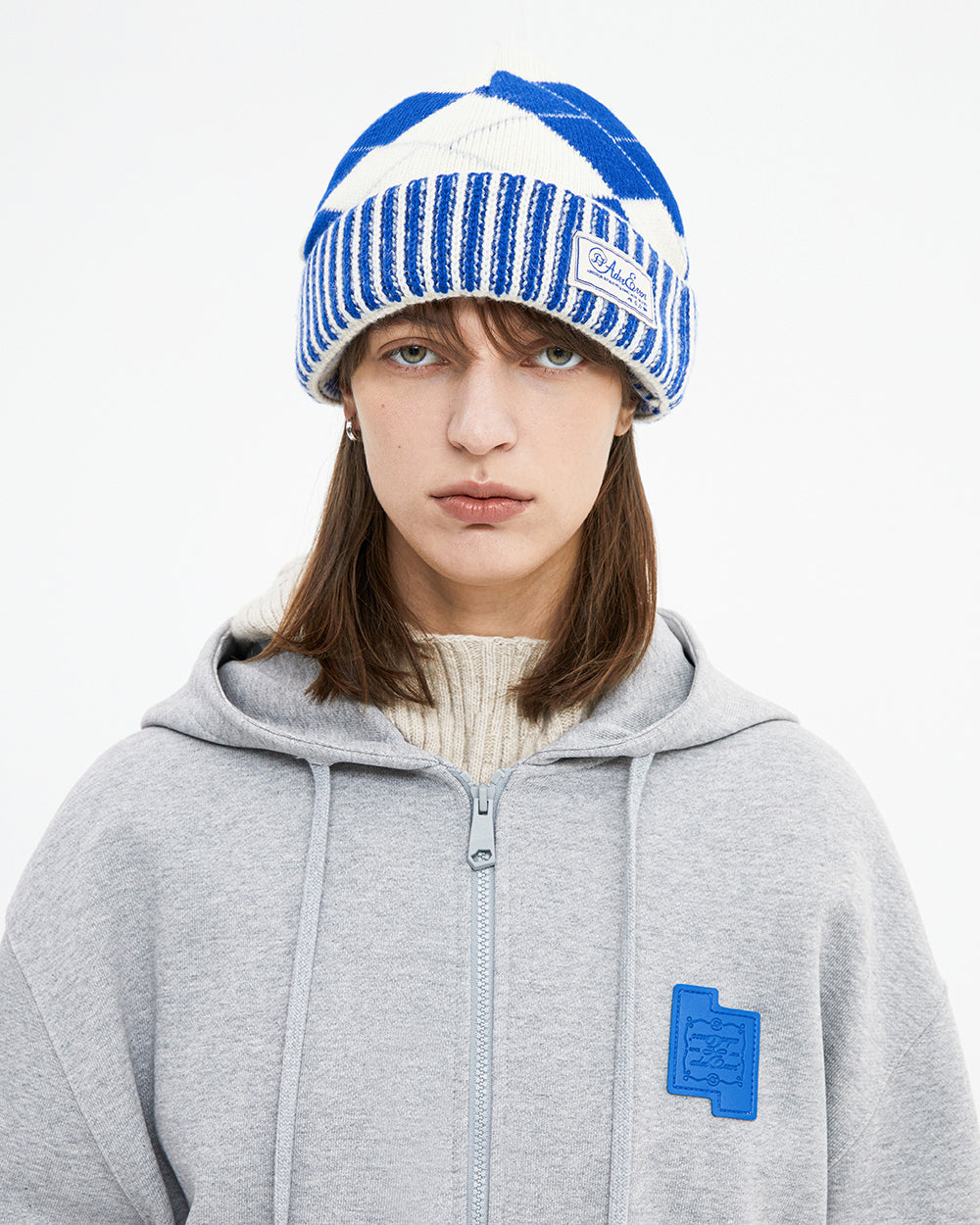 Ader Error - Tenit beanie (Z-Blue) product image 3 | TRAB K-Fashion Australia