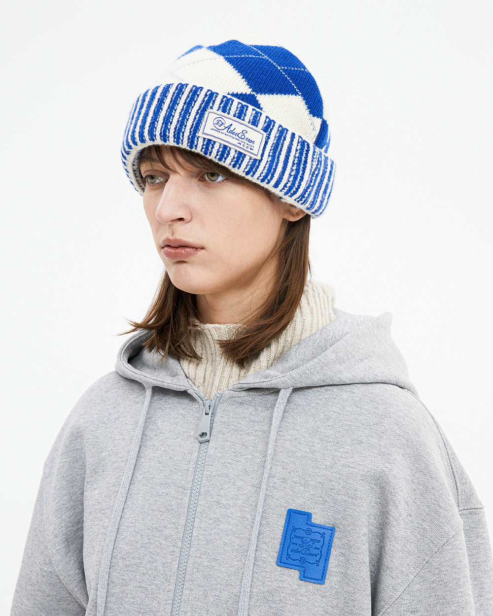 Ader Error - Tenit beanie (Z-Blue) product image 4 | TRAB K-Fashion Australia