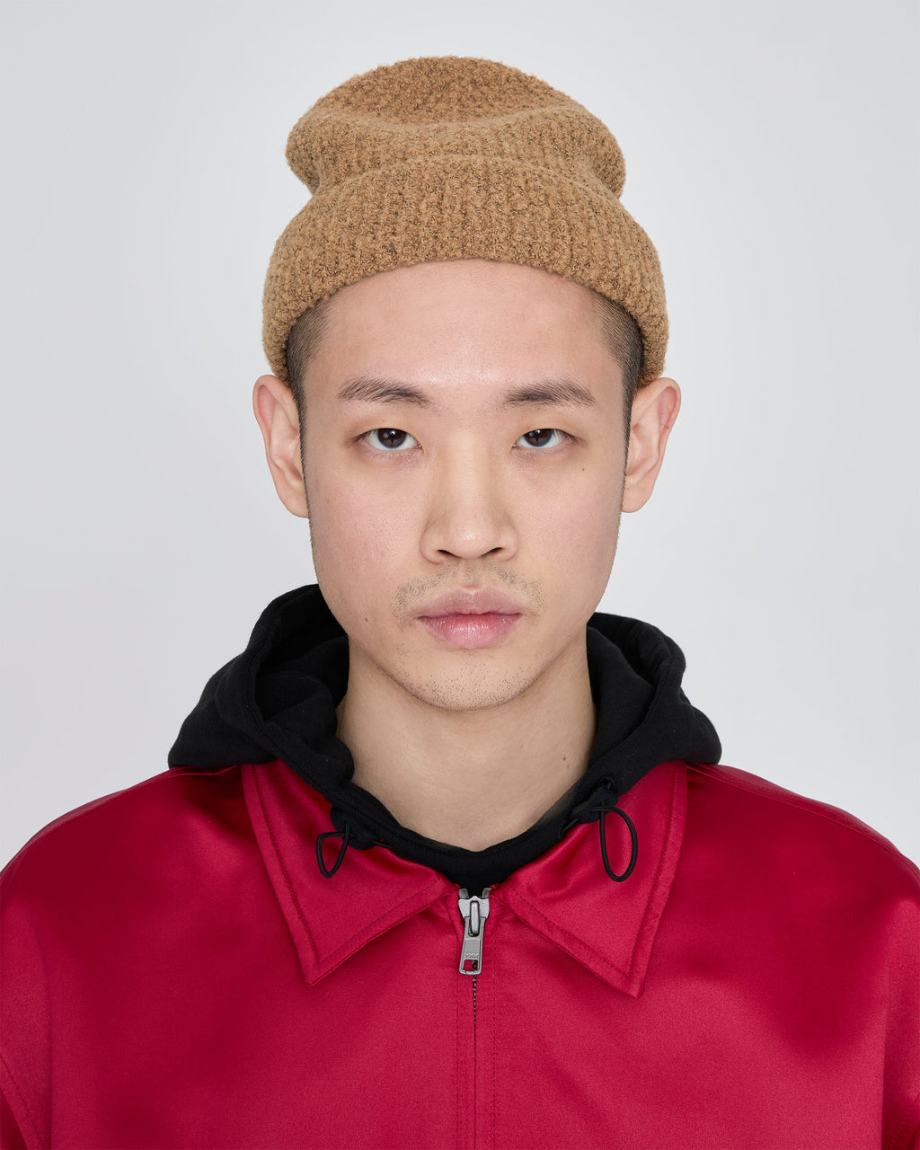 yeseyesee - Fuzzy Beanie (Camel) product image 4 | TRAB K-Fashion Australia
