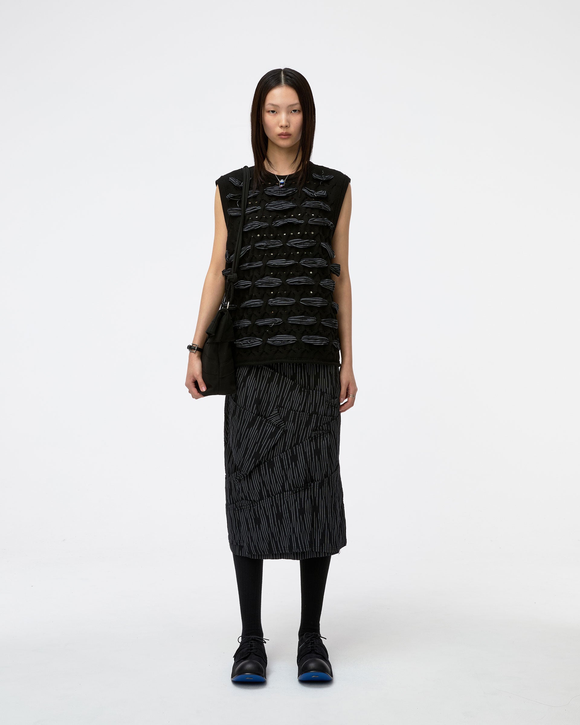 Ader Error - Knit Vest Product. 58 (Noir) product image 1 | TRAB K-Fashion Australia